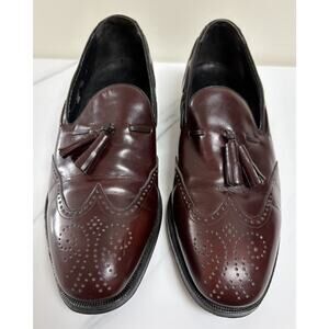Vintage Florsheim Wingtip Tassel Loafer Men’s Size 10 Brown